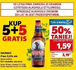 Kaufland Harnaś Beer 0.5 L bottle oferta