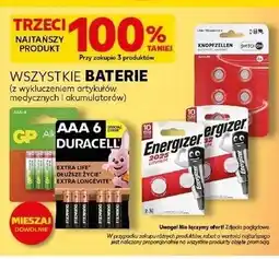 Kaufland Wszystkie baterie (z wykluczeniem artykułów medycznych i akumulatorów) oferta