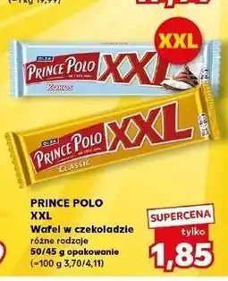 Kaufland Prince Polo XXL Wafel w czekoladzie mlecznej oferta