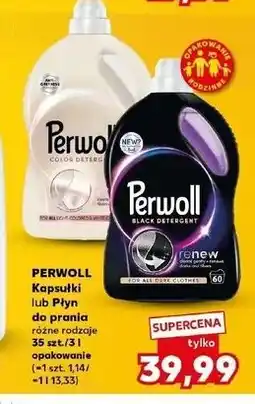 Kaufland Perwoll Kapsułki lub Płyn do prania różne rodzaje 35 szt oferta