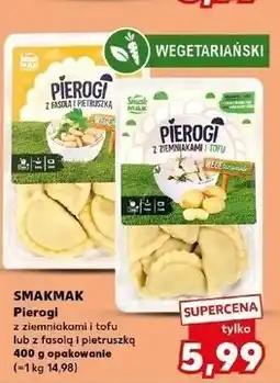 Kaufland Smakmak Pierogi z ziemniakami i tofu, z fasolą i pietruszką oferta