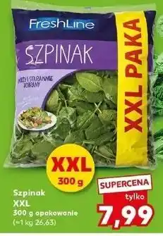 Kaufland Szpinak XXL Freshline oferta