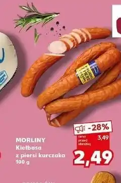 Kaufland Morliny Kiełbasa z piersi kurczaka oferta