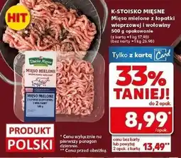 Kaufland Mięso mielone z łopatki wieprzowej i wołowej oferta