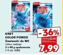 Kaufland KRET COLOR POWER Zawieszki do WC oferta