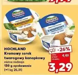 Kaufland Hochland Kremowy serek twarogowy kanapkowy oferta