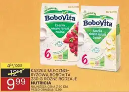 Wafelek Kaszka mleczno-ryżowa BoboVita 230g różne rodzaje Nutricia oferta