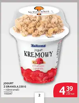 Selgros Jogurt z granolą oferta