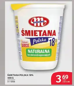 Selgros Śmietana polska 18% oferta