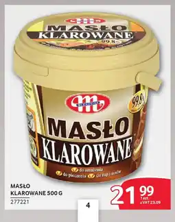 Selgros Masło klarowane oferta
