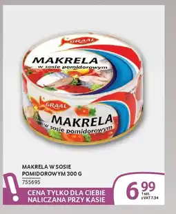 Selgros Makrela w sosie pomidorowym oferta