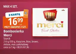 E.Leclerc Bombonierka mus czekoladowy Storck Merci oferta