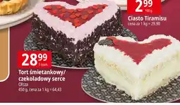 E.Leclerc Tort serce czekoladowy Olsza oferta