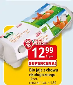 E.Leclerc Jaja ekologiczne Wiodąca Marka Bio Village oferta