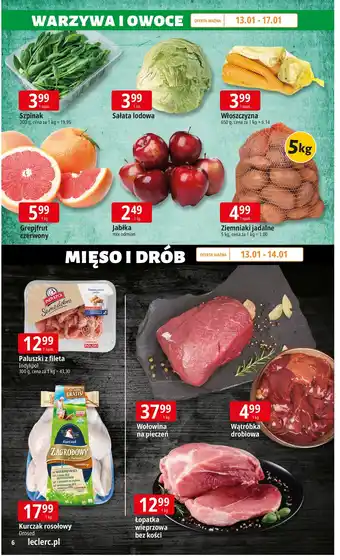 E.Leclerc Grejpfruty czerwone oferta