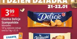 E.Leclerc Ciastka z galaretką pomarańczową Delicje Szampańskie oferta