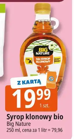 E.Leclerc Syrop klonowy bio Big Nature oferta