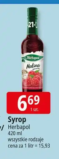 E.Leclerc Syrop malina Herbapol oferta
