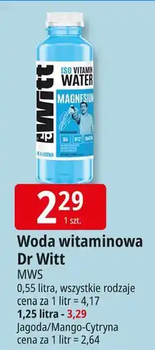 E.Leclerc Napój witaminy i minerały Dr Witt Vitamin Water oferta