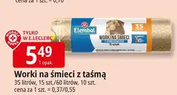 E.Leclerc Worki na śmieci 60 l złote Wiodąca Marka Elembal oferta