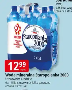 E.Leclerc Woda niegazowana Staropolanka 2000 oferta