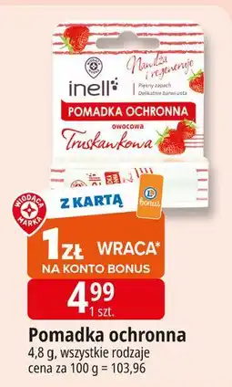 E.Leclerc Pomadka ochronna truskawkowa Wiodąca Marka Inell oferta