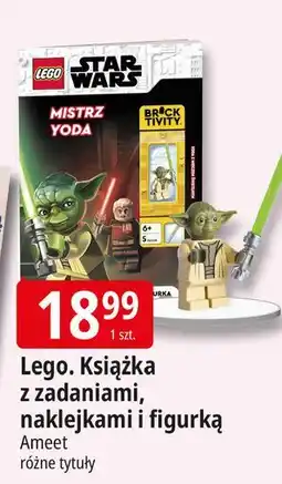 E.Leclerc Książka z naklejkami i figurką mistrz yoda Lego Star Wars oferta