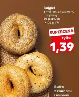 Kaufland Bajgiel z mieltem, z sezamem, rustykalny oferta