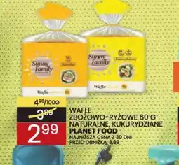 Wafelek Planet Food Wafle zbożowo-ryżowe oferta