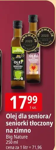 E.Leclerc Olej dla seniorki Big Nature oferta