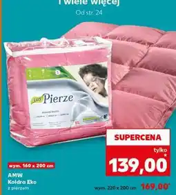 Kaufland AMW Kołdra Eko z pierzem oferta