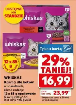 Kaufland WHISKAS Karma dla kotów oferta