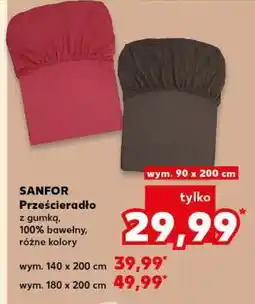 Kaufland SANFOR Prześcieradło oferta