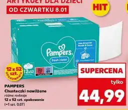 Kaufland PAMPERS Chusteczki nawilżane oferta