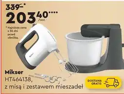 Biedronka Mikser HT464138, z misą i zestawem mieszadeł oferta