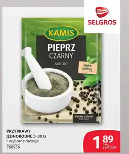 Selgros Przyprawy jednorodne oferta