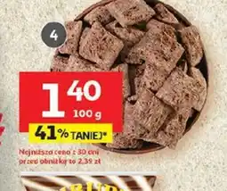 Auchan Poduszeczki czekoladowe oferta