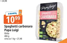 E.Leclerc Spaghetti carbonara Papa Luigi Virtu oferta