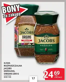 Selgros Kawa rozpuszczalna jacobs krönung, origins oferta
