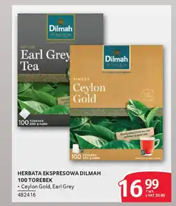 Selgros Herbata ekspresowa dilmah oferta