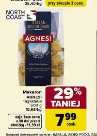 Carrefour Makaron AGNESI różne rodzaje oferta