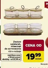 Carrefour Zestaw salaterek, miseczek do serwowania różne rodzaje oferta