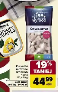 Carrefour Krewetki mrożone MY FOOD oferta