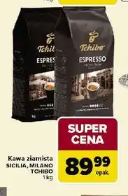 Carrefour Kawa ziarnista SICILIA, MILANO TCHIBO oferta