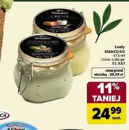 Carrefour Lody MANCUSO różne rodzaje oferta