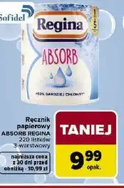 Carrefour Ręcznik papierowy Regina Absorb 2x70 listków oferta