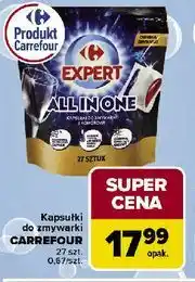 Carrefour Carrefour Expert All In One kapsułki do zmywarki oferta