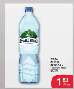 Selgros Woda żywiec zdrój oferta