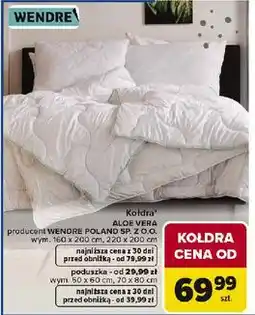 Carrefour Kołdra ALOE VERA WENDRE oferta