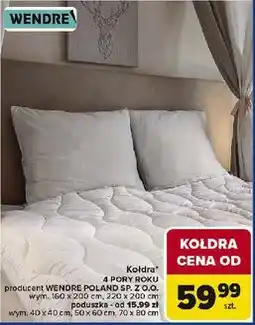Carrefour Kołdra 4 PORY ROKU WENDRE oferta